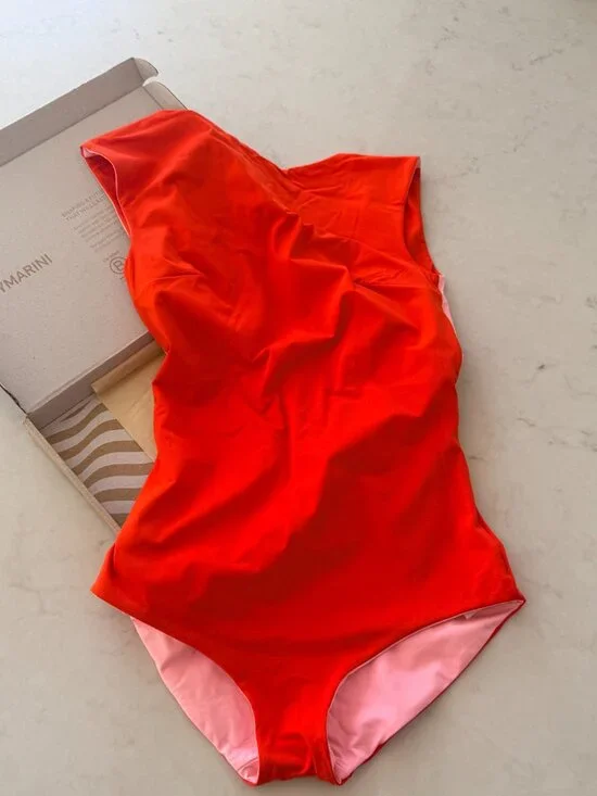 Seabody One Piece Swimsuit — poppy-macaron - Picture 5 of 10